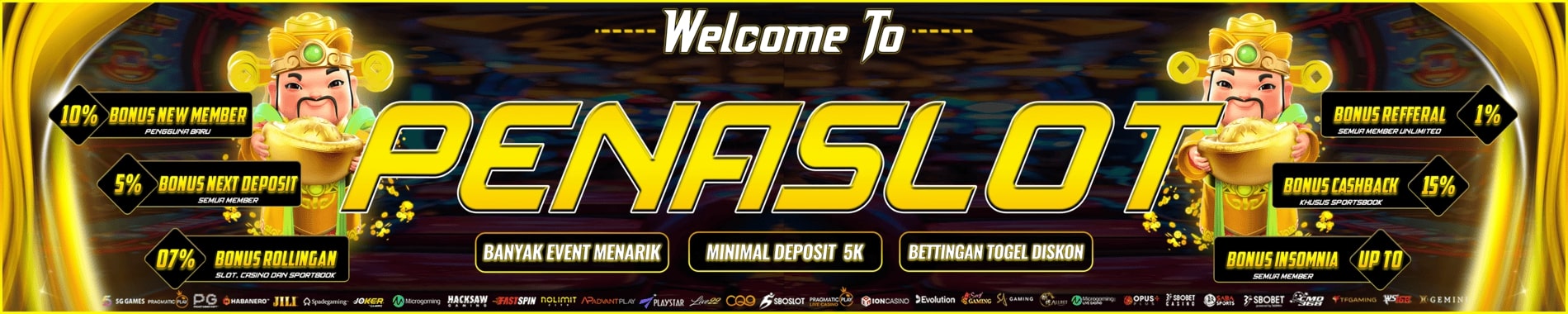 BANNER WELCOME PENASLOT